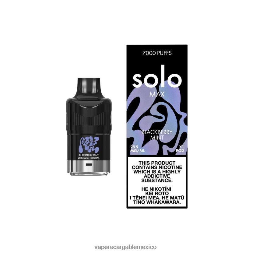 E-Liquid Mexico H82BD873 Solo MAX vaina menta mora