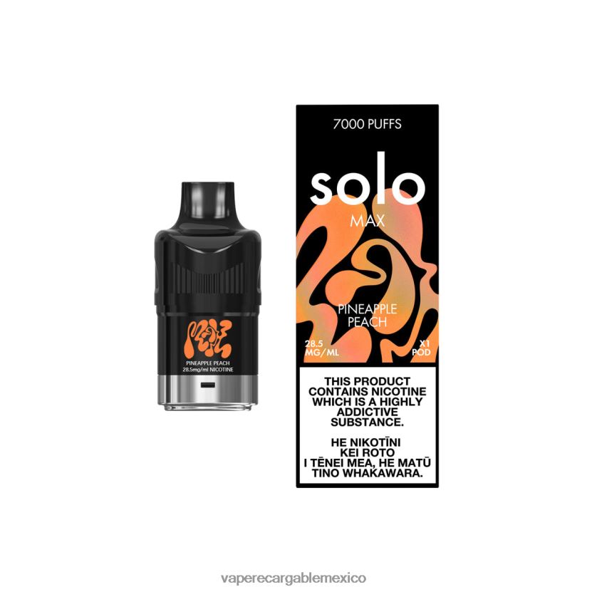 Vape Desechable H82BD885 Solo MAX vaina durazno piña