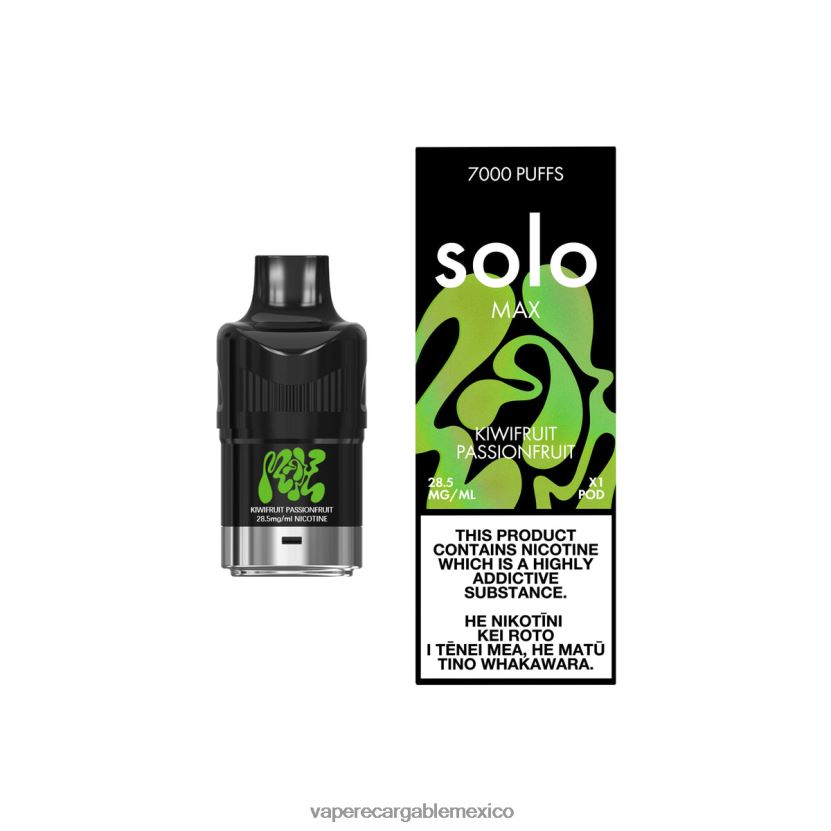 Vape Desechable H82BD890 Solo MAX vaina kiwi maracuyá