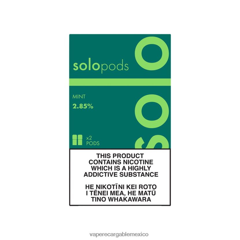 Vape Recargable H82BD852 Solo paquete de 2 cápsulas de repuesto menta