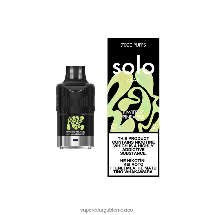 Vape Recargable H82BD887 Solo MAX vaina kiwi piña