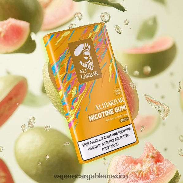 Vape Desechable R02DZ4100 Alibarbar chicle de nicotina guayaba
