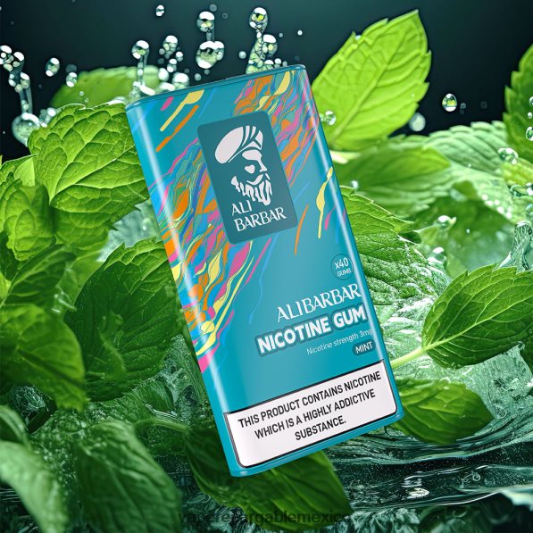 Vape Desechable R02DZ4100 Alibarbar chicle de nicotina guayaba