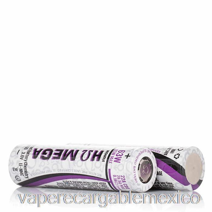 Vape Recargable Hohm Mega 18650 2505mah 22a Batería Paquete De Dos Baterías