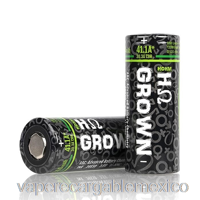 Vape Recargable Hohm Tech Grow 2 26650 4244mah 30.3a Batería Grow2 - Batería única