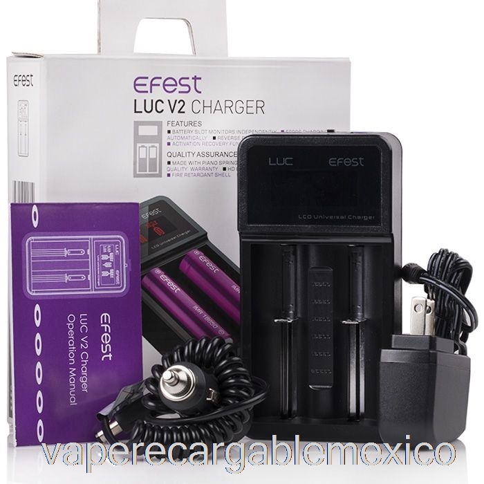 Vape Recargable Efest Luc V2 Cargador Inteligente