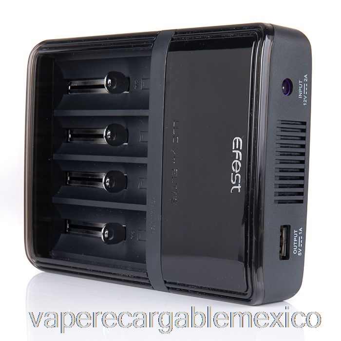 Vape Recargable Efest Luc V4 Elite Hd Lcd Cargador
