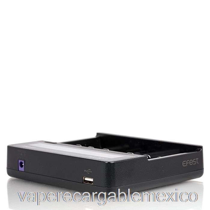 Vape Recargable Efest Luc V6 Cargador Universal Lcd De 6 Bahías