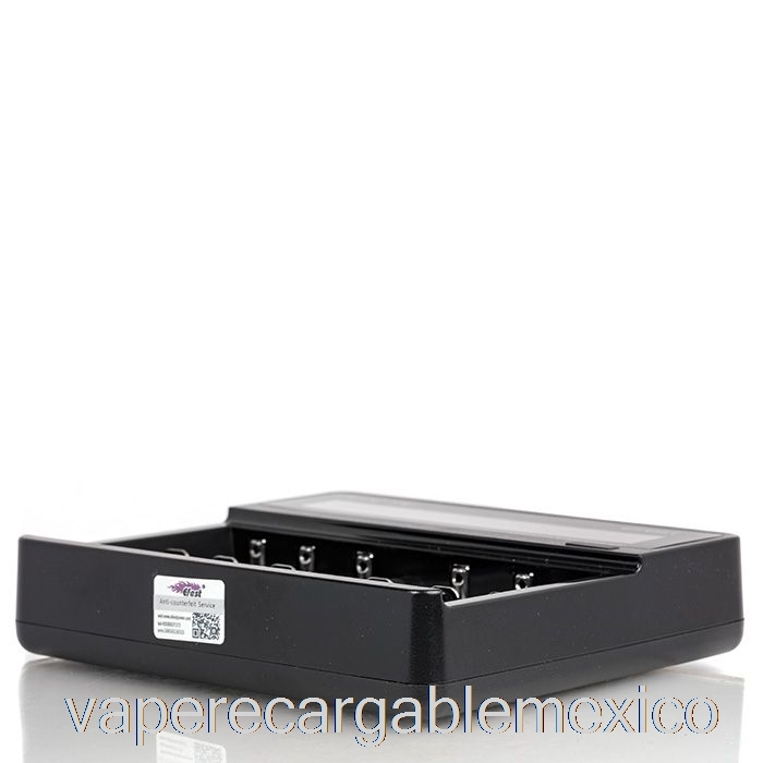 Vape Recargable Efest Luc V6 Cargador Universal Lcd De 6 Bahías