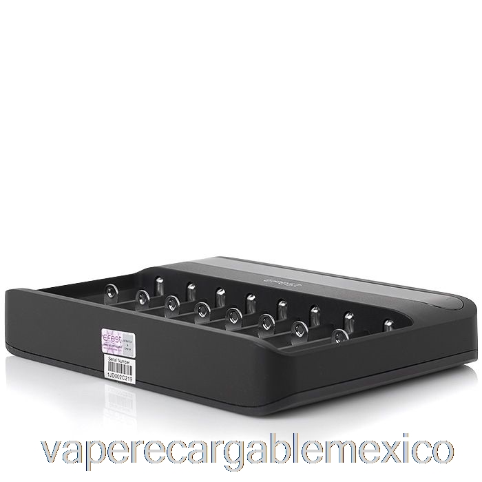Vape Recargable Efest Lush Q8 Cargador De Batería Inteligente De 8 Bahías