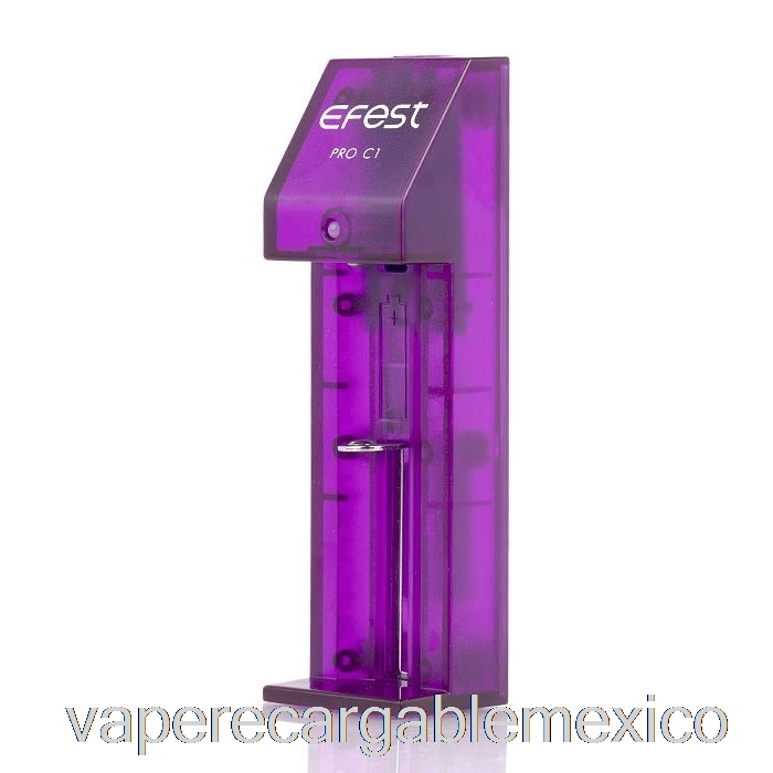 Vape Recargable Efest Pro C1 Cargador De Batería Inteligente De 1 Bahía