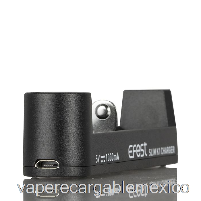 Vape Recargable Efest Slim K1 Cargador De Batería De Una Sola Ranura