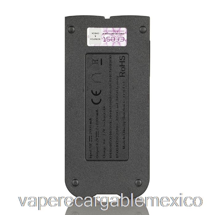 Vape Recargable Efest Slim K2 Cargador De Batería De Dos Ranuras