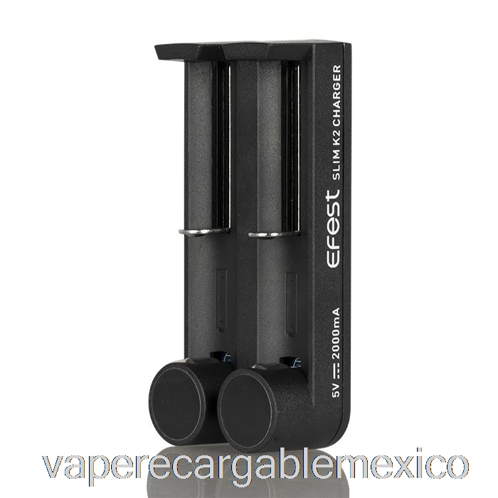 Vape Recargable Efest Slim K2 Cargador De Batería De Dos Ranuras