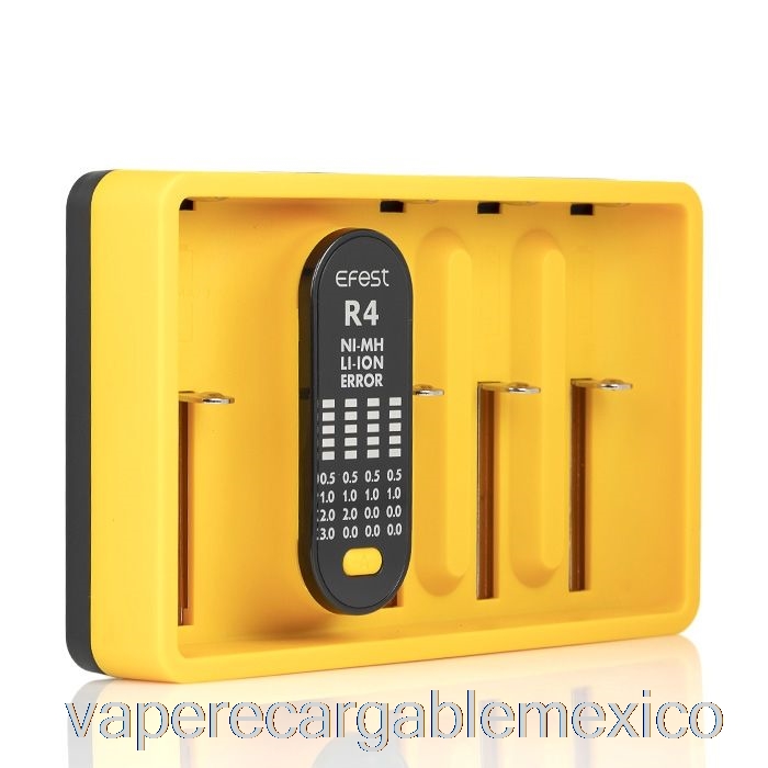 Vape Recargable Efest Imate R4 Cargador De Control De Calidad Inteligente