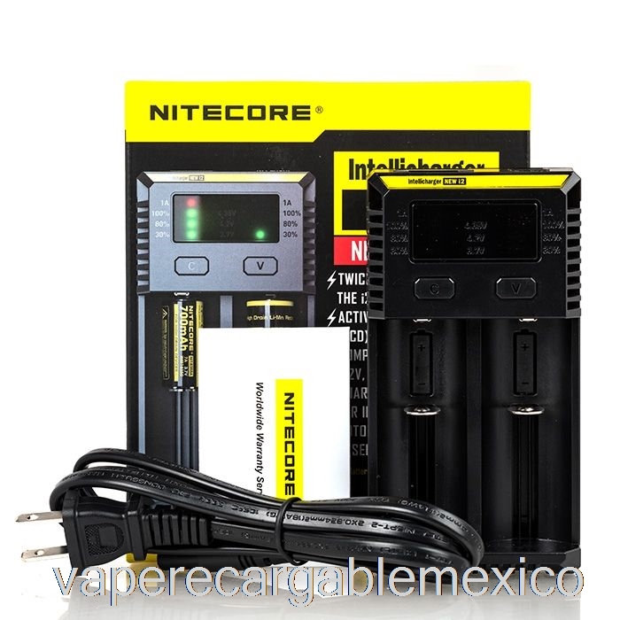 Cargador De Batería Recargable Para Vape Nitecore I2 (2 Bahías)