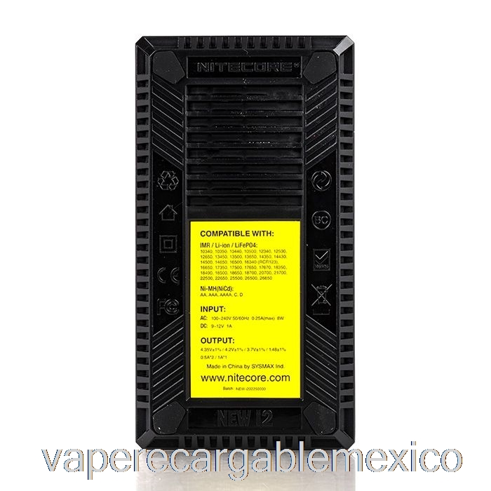 Cargador De Batería Recargable Para Vape Nitecore I2 (2 Bahías)