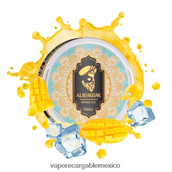 Vape Recargable R02DZ487 Alibarbar bolsas de nicotina hielo de mango