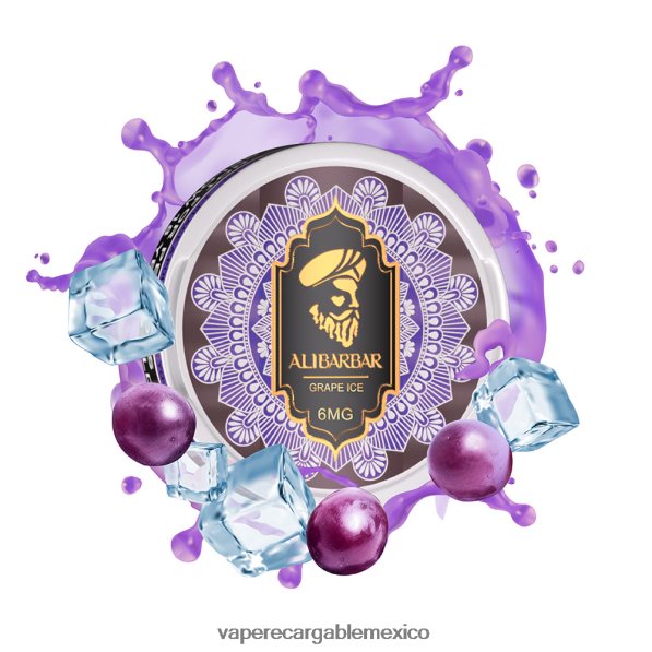 Vape Recargable R02DZ487 Alibarbar bolsas de nicotina hielo de mango