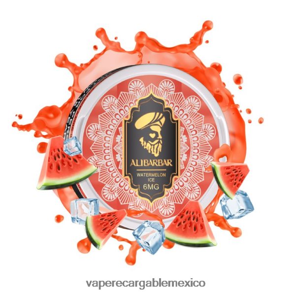 Vaper Sin Nicotina R02DZ494 Alibarbar bolsas de nicotina hielo de sandia