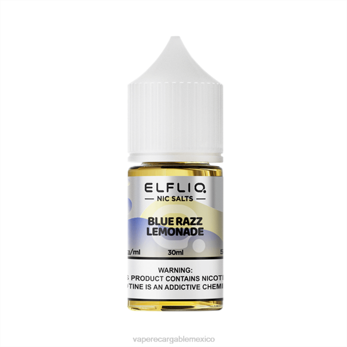 ELFBAR ELFLIQ nic sal 30 ml Limonada de Razz Blue 208V10 Vape Desechable