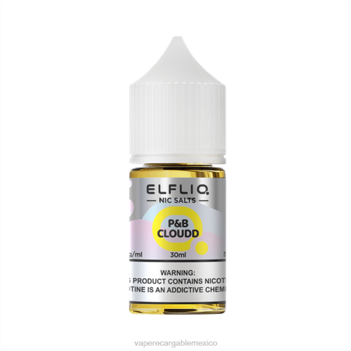 ELFBAR ELFLIQ nic sal 30 ml P&B CloudD 208V21 Vape México