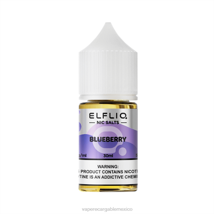 ELFBAR ELFLIQ nic sal 30 ml arándano 208V11 Vape México
