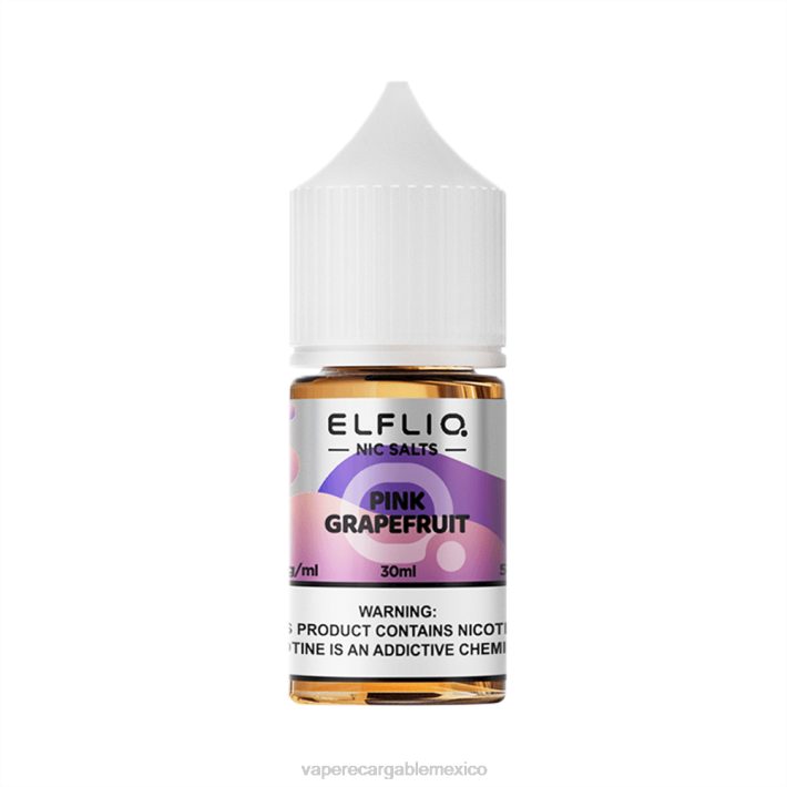 ELFBAR ELFLIQ nic sal 30 ml pomelo rosa 208V24 Vaper Sin Nicotina