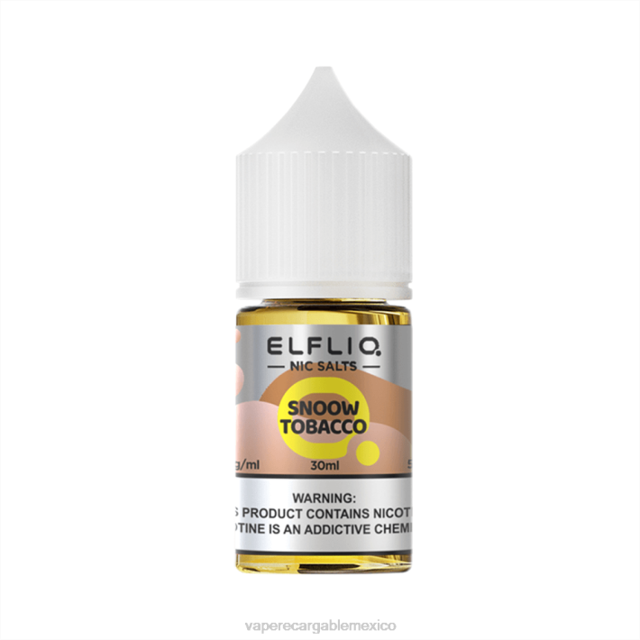 ELFBAR ELFLIQ nic sal 30 ml tabaco de snoow 208V27 Vape Recargable