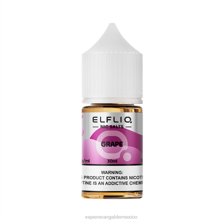 ELFBAR ELFLIQ nic sal 30 ml uva 208V19 Vaper Sin Nicotina