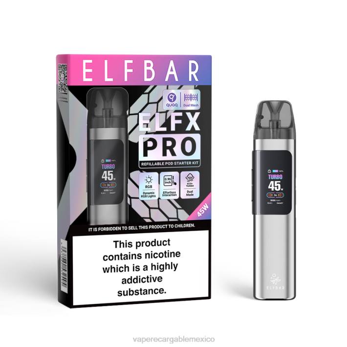 ELFBAR ELFX Pro ABRIR APOL DE POD astilla 208V1 Vape México