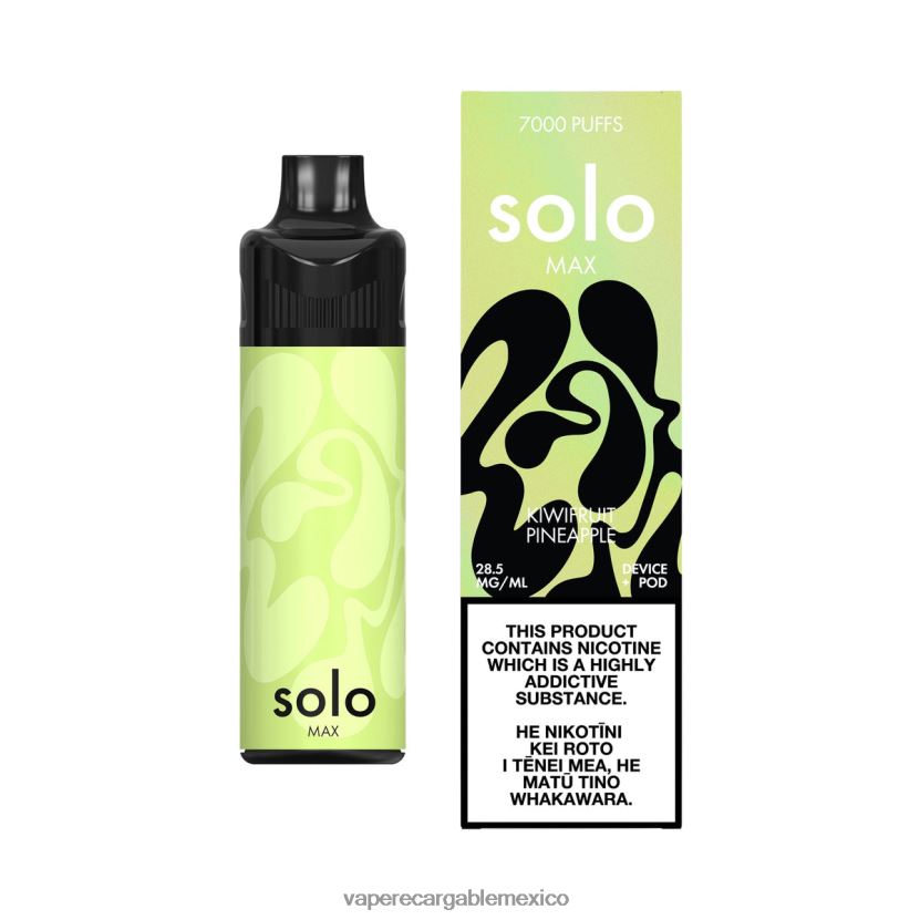 E-Liquid Mexico H82BD868 Solo MAX kit de cápsulas kiwi piña