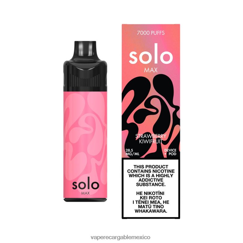 Vape México H82BD871 Solo MAX kit de cápsulas kiwi fresa