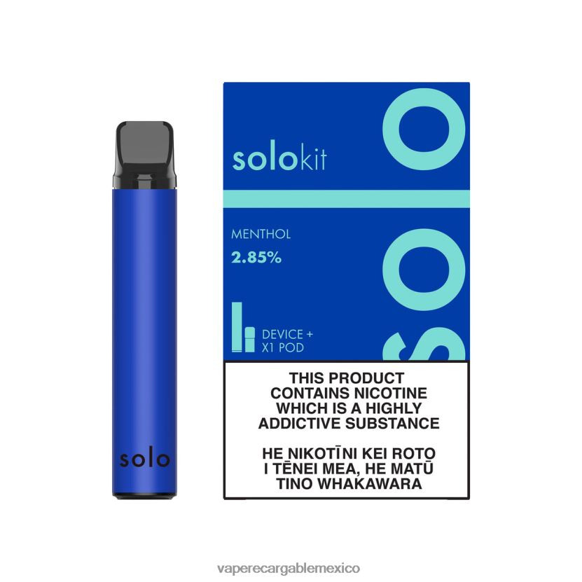 Vape Recargable H82BD847 Solo kit de cápsulas mentol