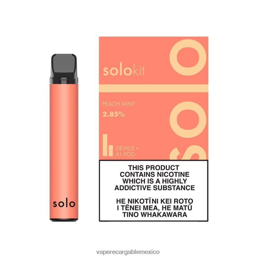 Vaper Sin Nicotina H82BD844 Solo kit de cápsulas menta durazno