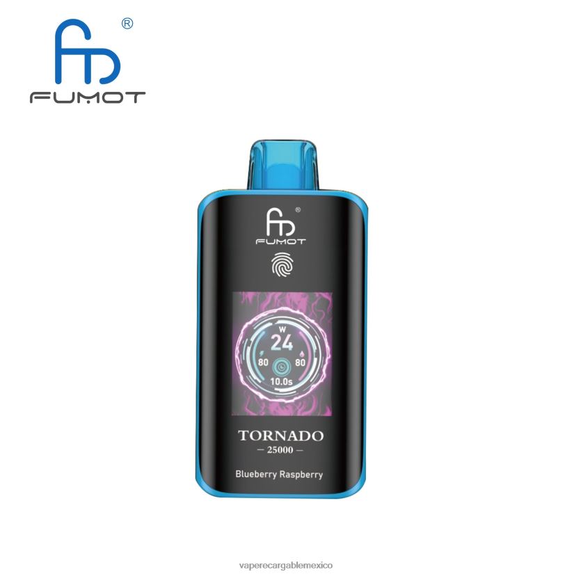 Fumot Tornado 25000 vaporizadores desechables frambuesa arándano D080603 E-Liquid Mexico