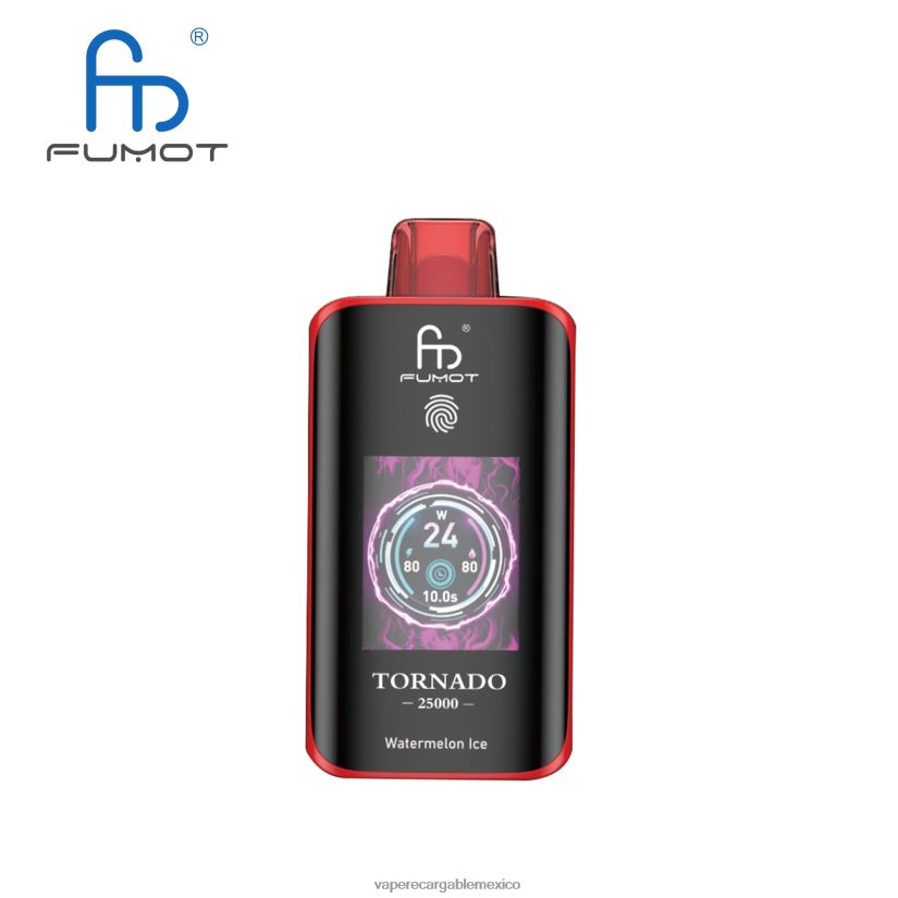 Fumot Tornado 25000 vaporizadores desechables hielo de sandia D0806012 Vape Recargable