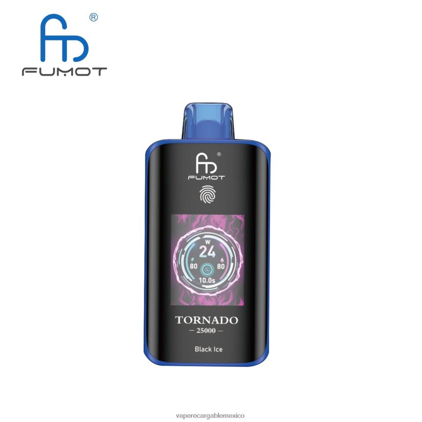 Fumot Tornado 25000 vaporizadores desechables hielo negro D080602 Vape Recargable