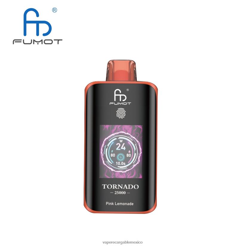 Fumot Tornado 25000 vaporizadores desechables limonada rosa D0806010 Vape Desechable