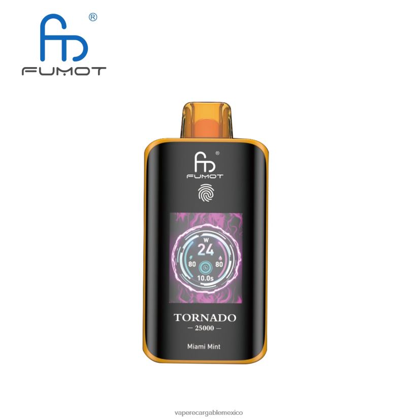Fumot Tornado 25000 vaporizadores desechables menta de miami D080608 E-Liquid Mexico