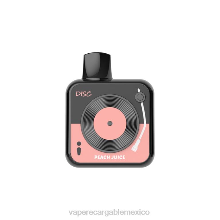 E-Liquid Mexico B6B2163 LAVIE DISC 10000 bocanadas jugo de durazno