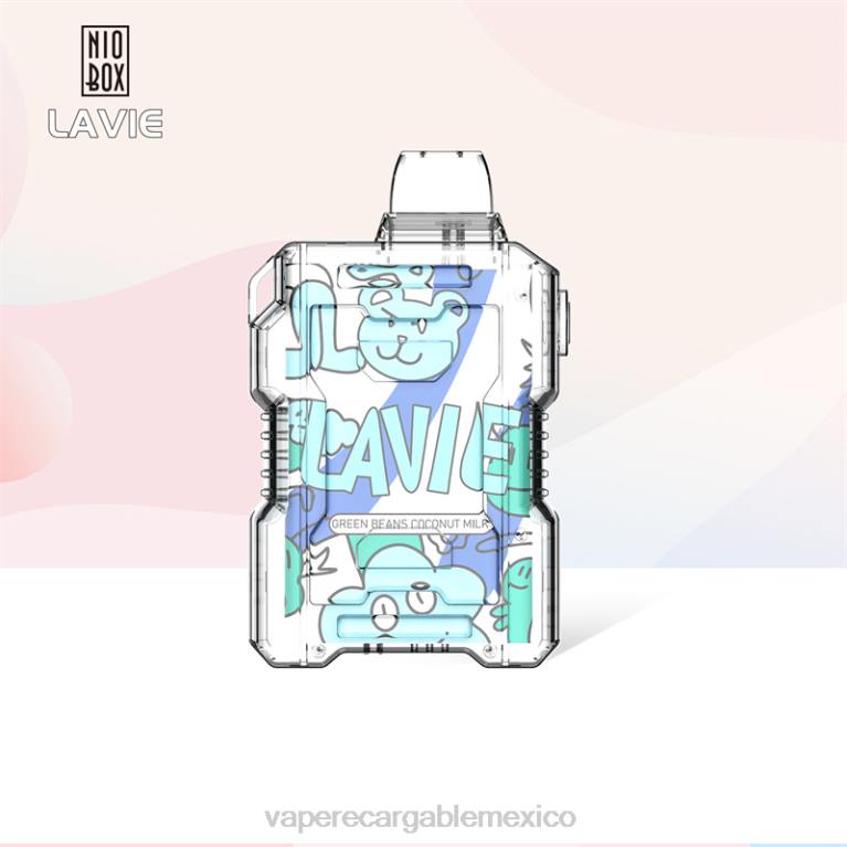 E-Liquid Mexico B6B2188 LAVIE NIO BOX 9000 bocanadas judías verdes leche de coco