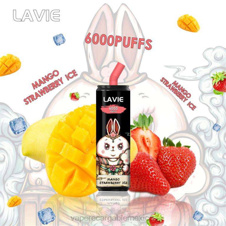 E-Liquid Mexico B6B2273 LAVIE Coke BAR 6000 bocanadas hielo de fresa y mango