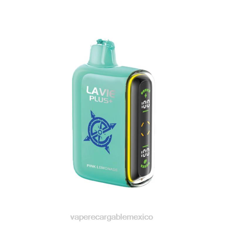 E-Liquid Mexico B6B293 LAVIE PLUS 15000 bocanadas limonada rosa