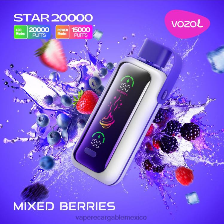 VOZOL STAR 20000 bayas mixtas 466Z214 | Vaper Sin Nicotina