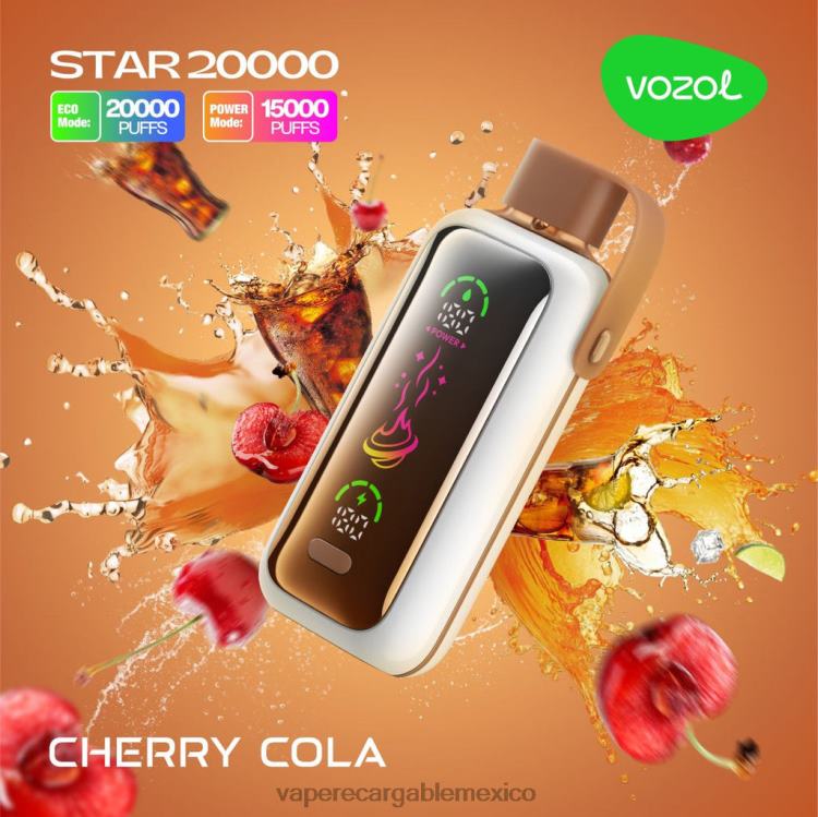 VOZOL STAR 20000 cola de cereza 466Z26 | Vape México