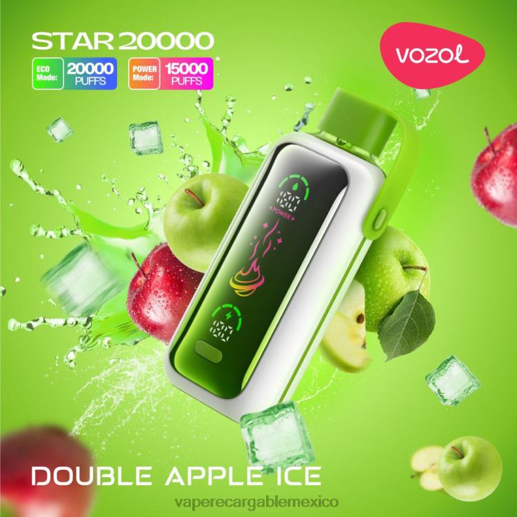 VOZOL STAR 20000 doble hielo de manzana 466Z27 | Vape Recargable