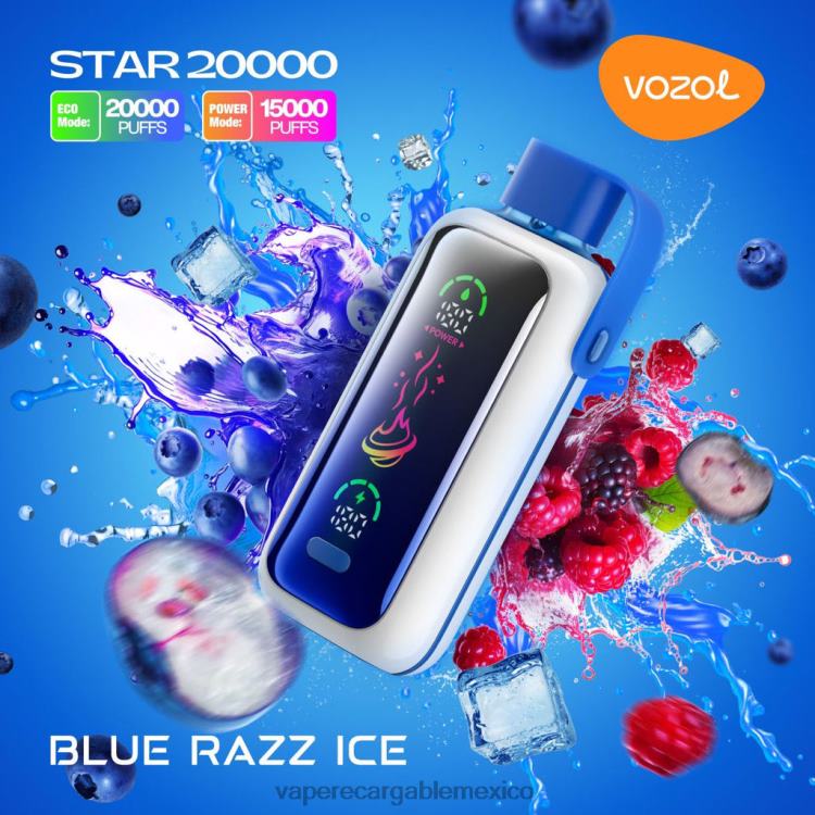 VOZOL STAR 20000 hielo azul 466Z24 | Vaper Sin Nicotina