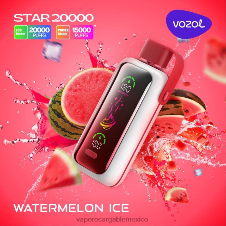 VOZOL STAR 20000 hielo de sandia 466Z23 | E-Liquid Mexico