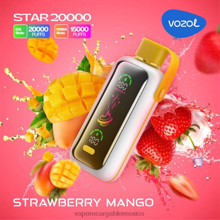 VOZOL STAR 20000 mango fresa 466Z21 | Vape México